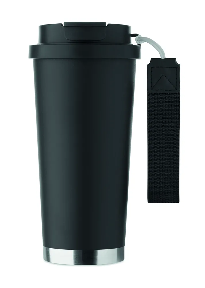 Topaz Large · Dubbelwandige beker 500ml – Zwart