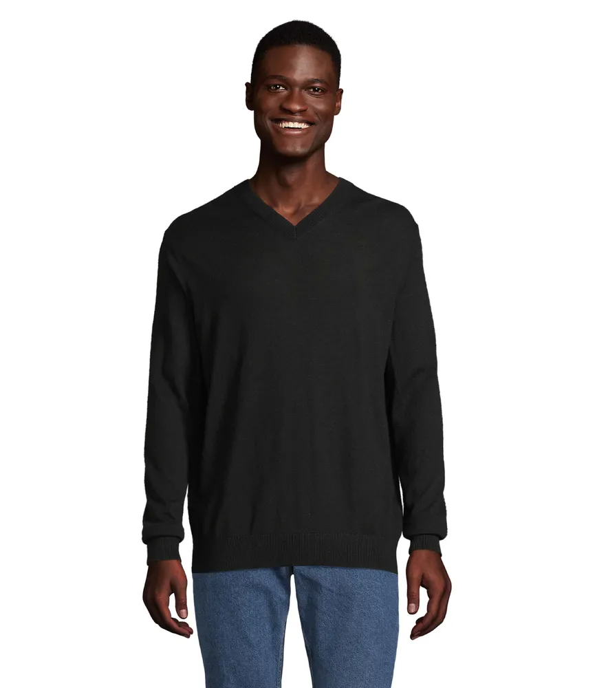 Sullivan Men V-Neck Sweater – Diep zwart