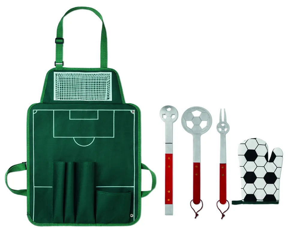 Donau Bally · Voetbal Bbq-set – Groen