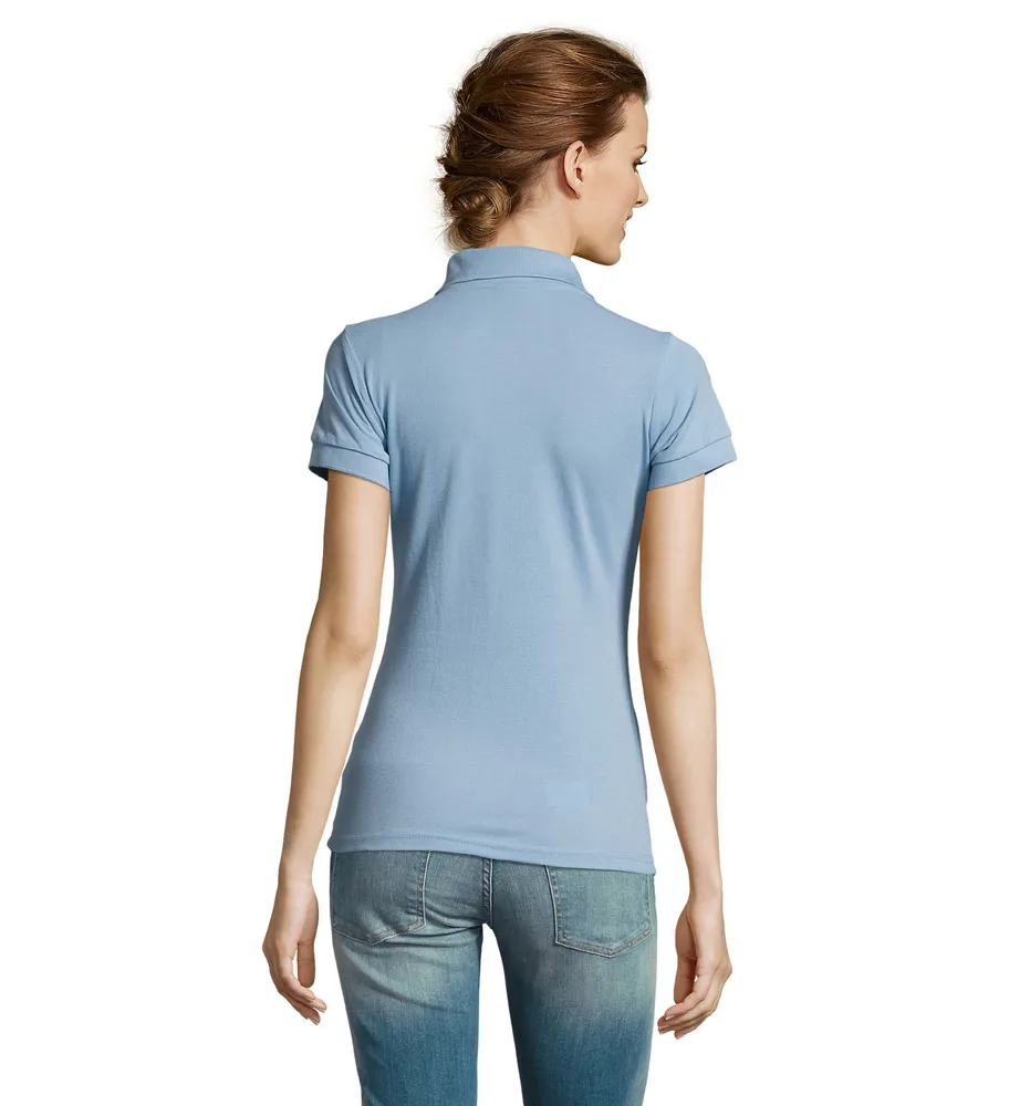 Prime Women · Prime dames polo200g – Sky blue pique