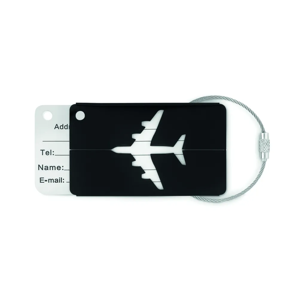 Fly Tag · Kofferlabel – Zwart