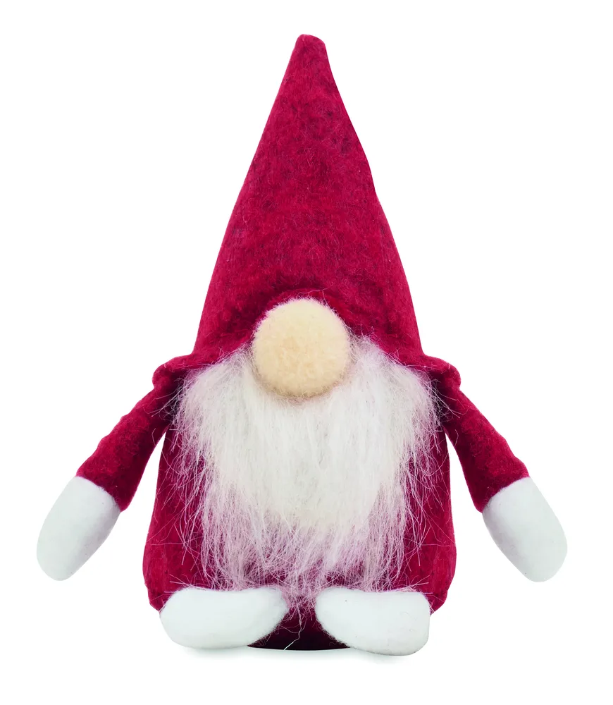 Frosty · Vilten kabouterdecoratie – Rood