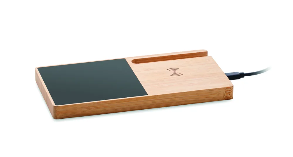 Sibit · Draadloze oplader en mok warmer – Hout