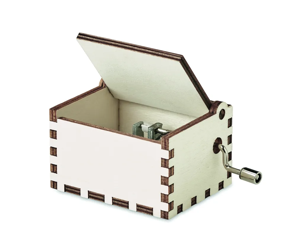 Boxmas · Houten kerst muziekdoos – Hout