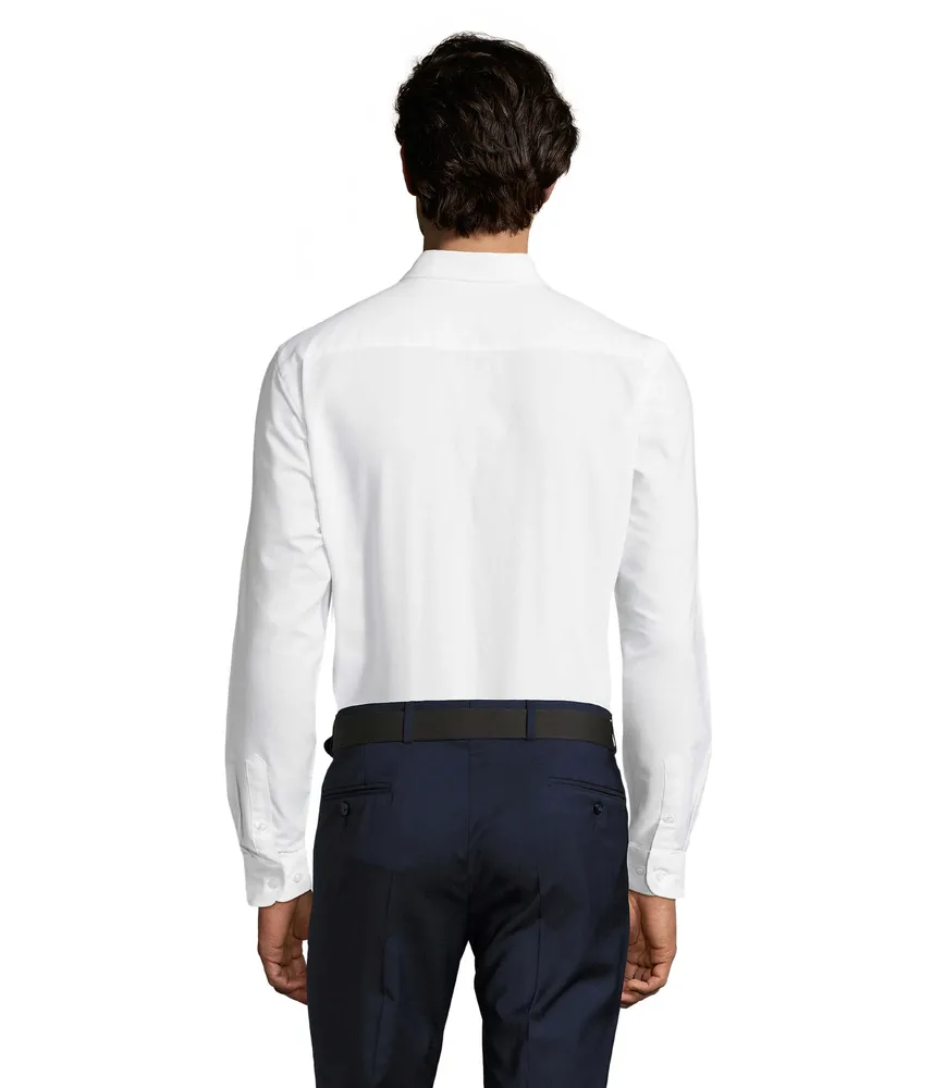Boston Fit Oxford Men Shirt – Wit