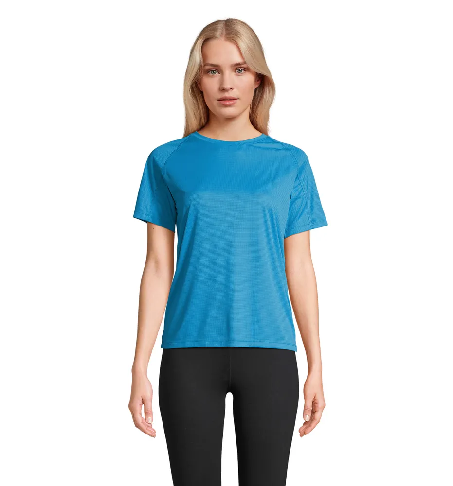 Vortex Women Raglan T-shirt – Aqua
