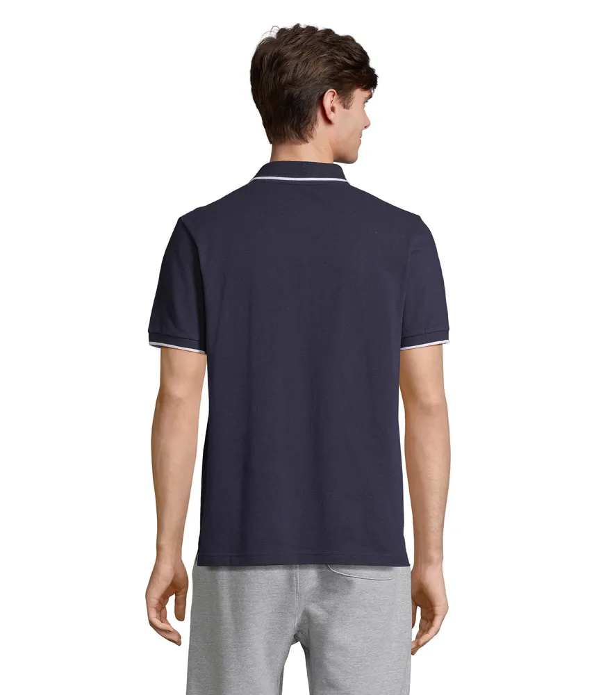 Palermo Poloshirt – Franse marine/wit