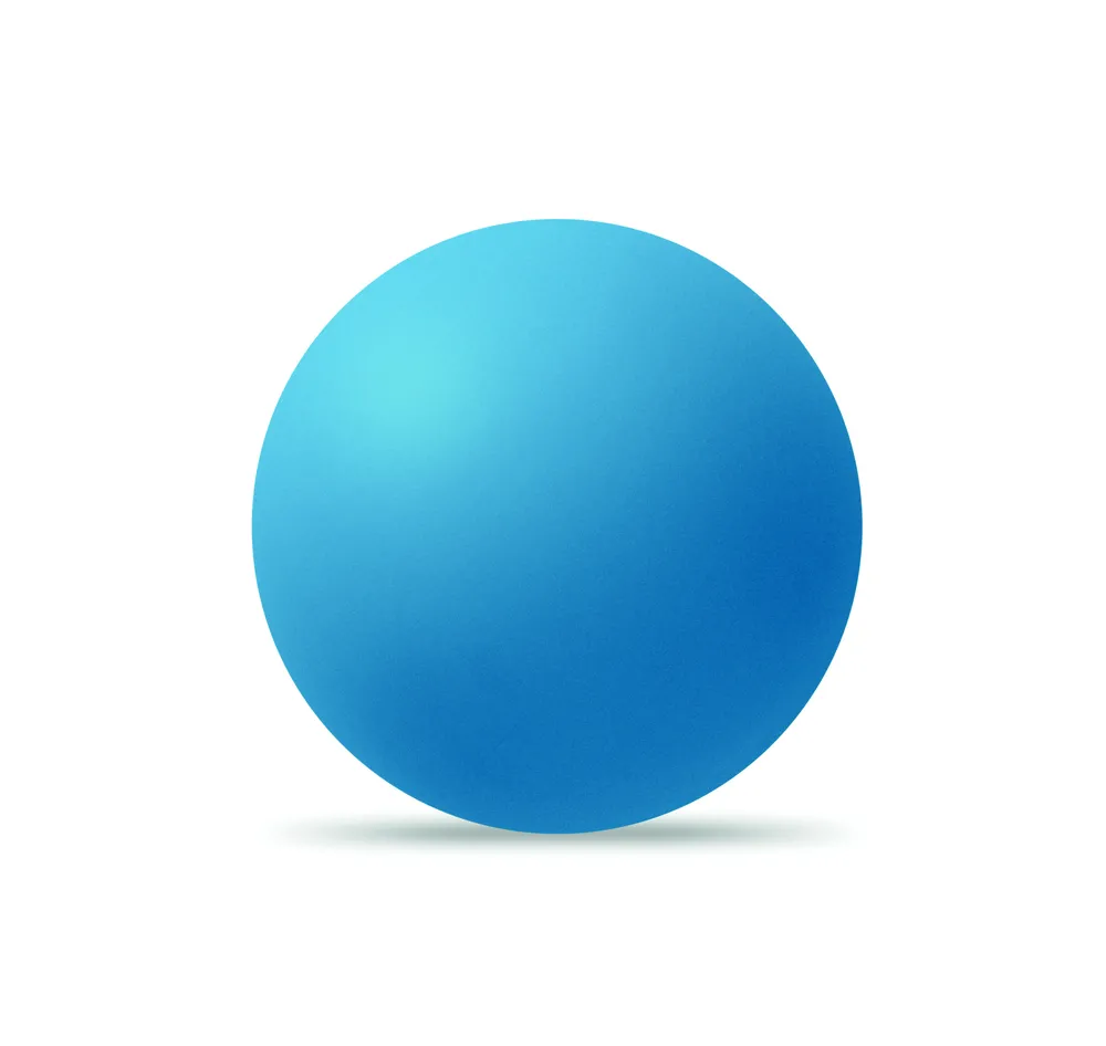 Funball · Rubberen stuiterbal. – Blauw