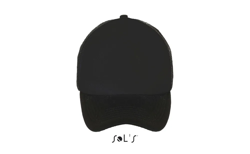 Bubble Cap Polyester – Zwart