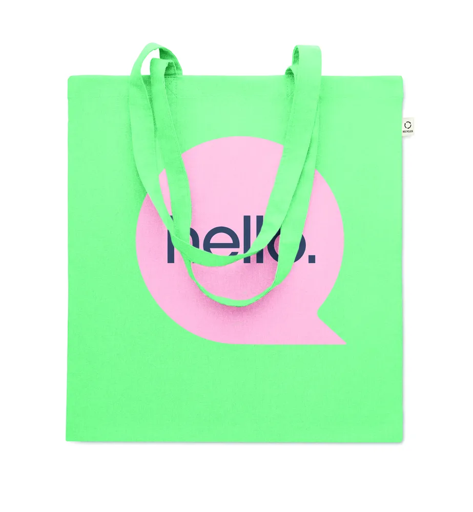 Viveka Colour · Gerecyclede boodschappentas – Mintgroen