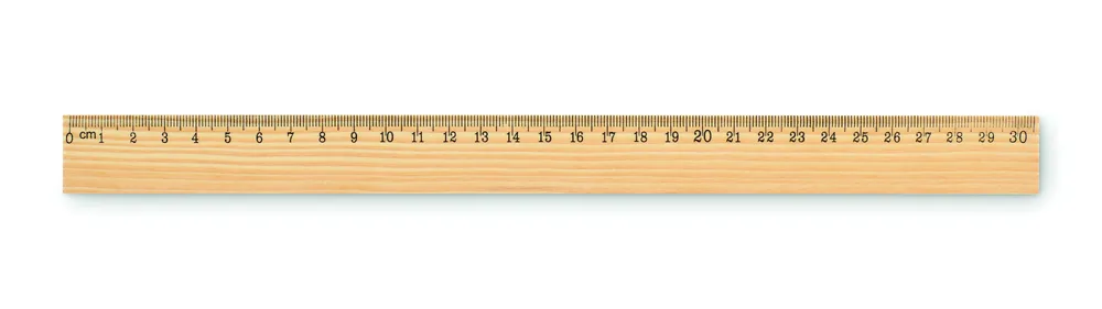 Ruler30 · Houten liniaal 30cm – Hout