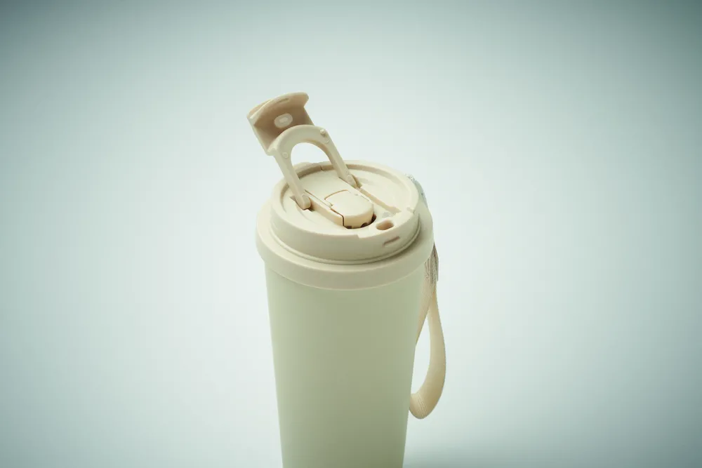 Topaz Large · Dubbelwandige beker 500ml – Beige