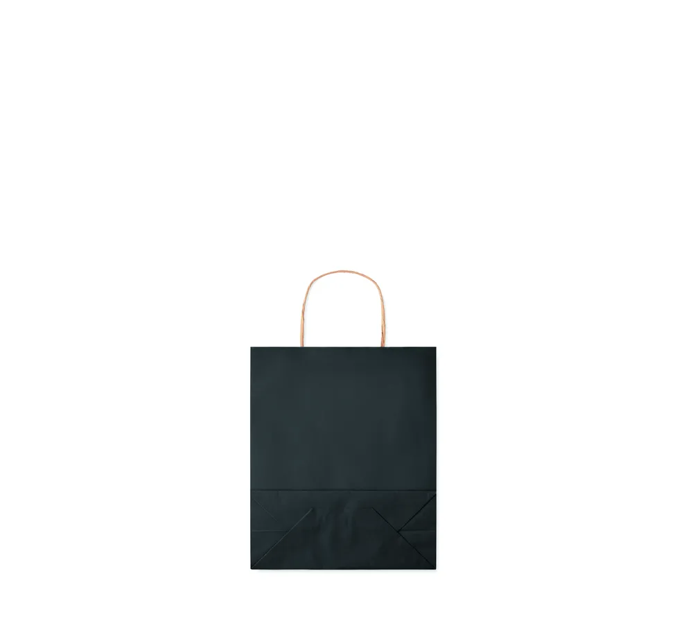 Paper Tone S · Kleine papieren geschenktas – Zwart