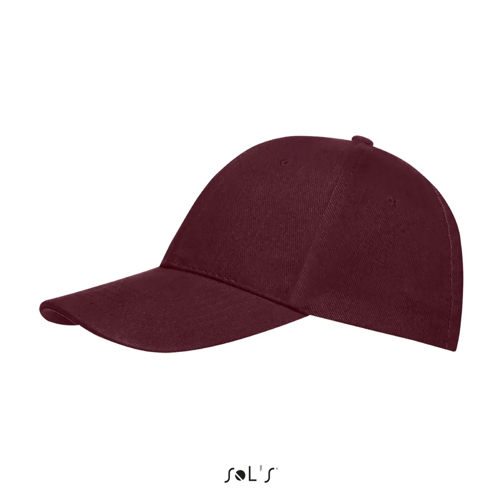 Buffalo Six Panel Cap – Burgundy