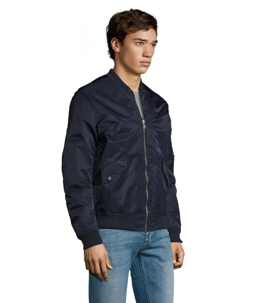 Rebel Unisex Fashion Bomber – Franse marine