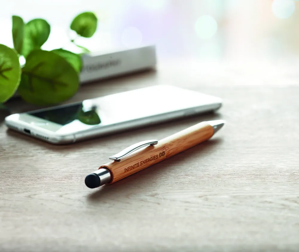 Bayba · Bamboe stylus balpen – Hout