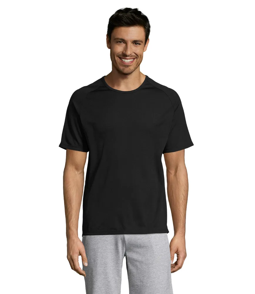 Sporty Heren T-shirt – Zwart