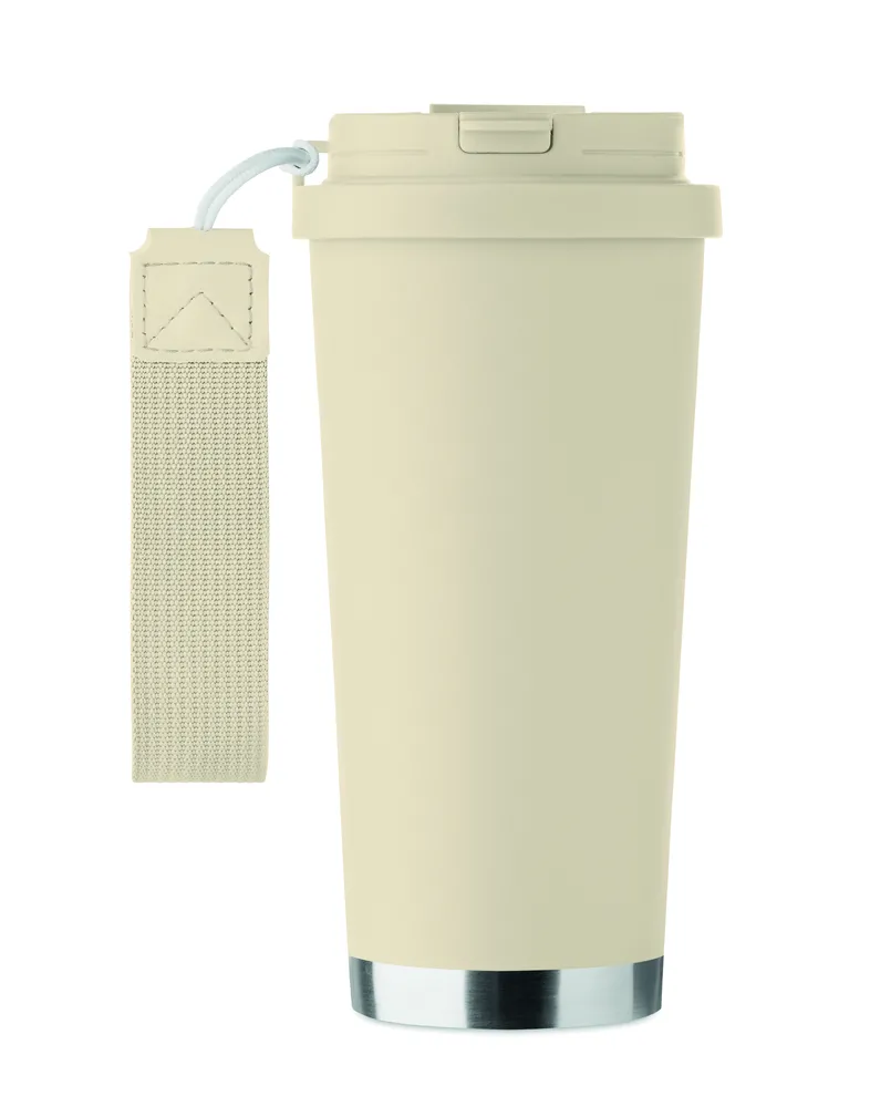 Topaz Large · Dubbelwandige beker 500ml – Beige