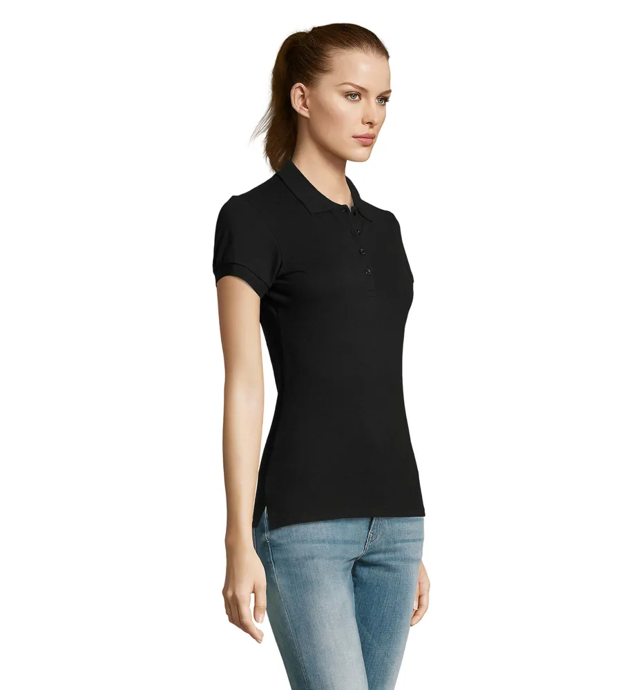 Passion dames polo 170g – Zwart