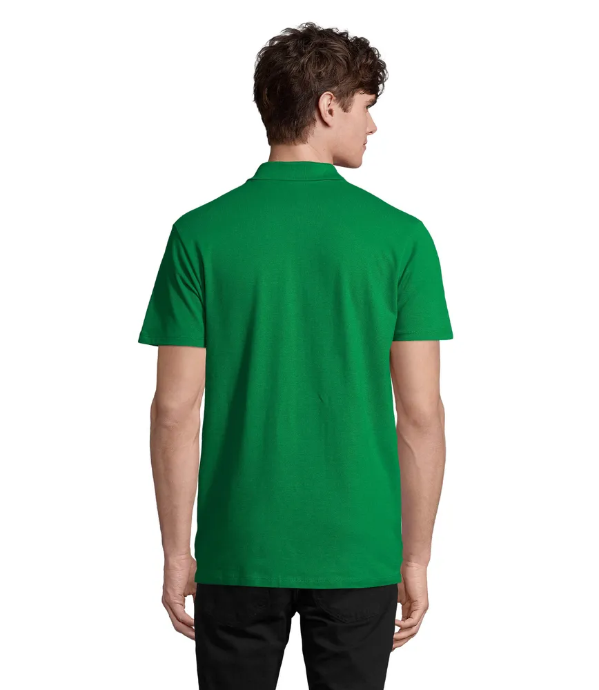 Spring Ii Heren Polo 210g – Helder groen