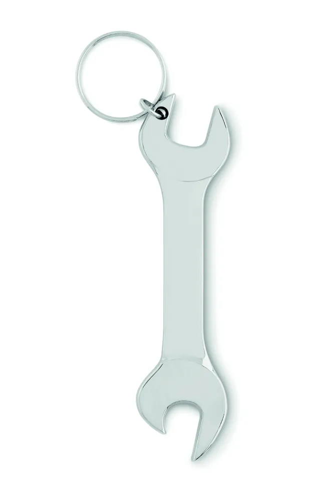 Wrenchy · Sleutelhanger, flesopener – Zilver
