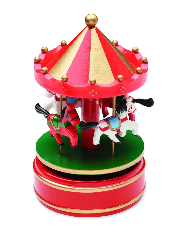 Whirly · Mini carrousel muziekdoos – Multicolour