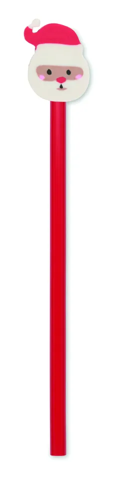 Claus · Kerstpotlood met gum – Rood