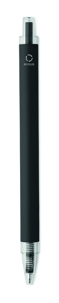 Nosta · Gerecyclede aluminium balpen – Zwart