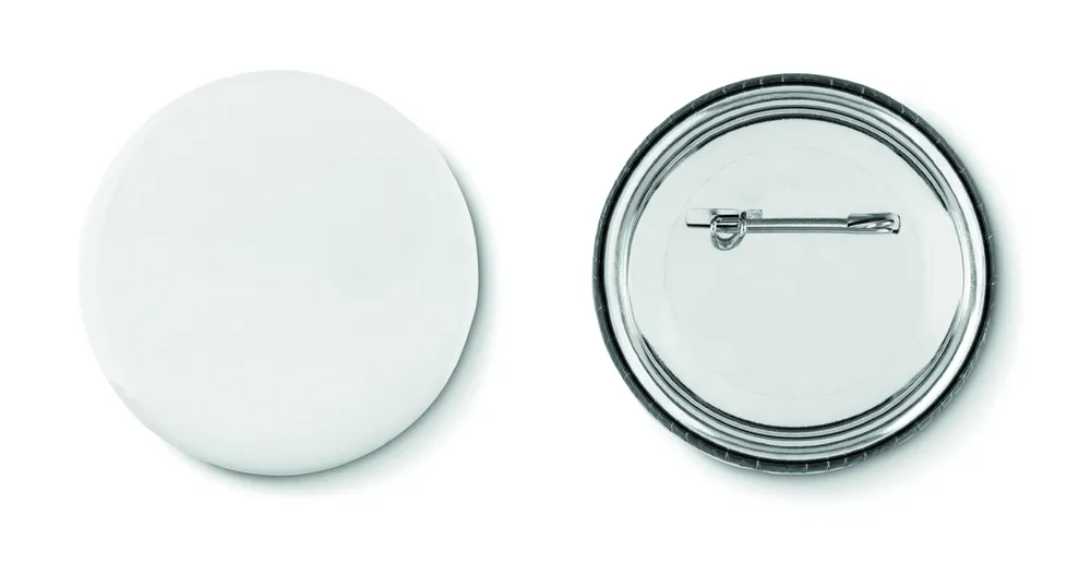 Pin · Metalen button – Mat zilver
