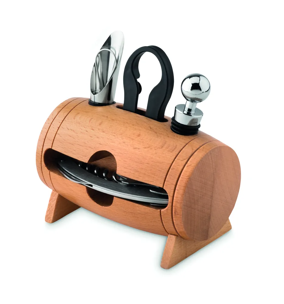 Bota · Houten wijnset – Hout