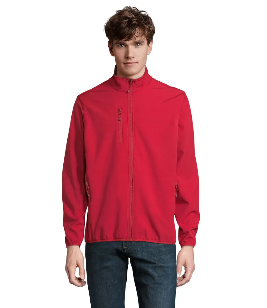 Falcon Men Softshell – Pepper red