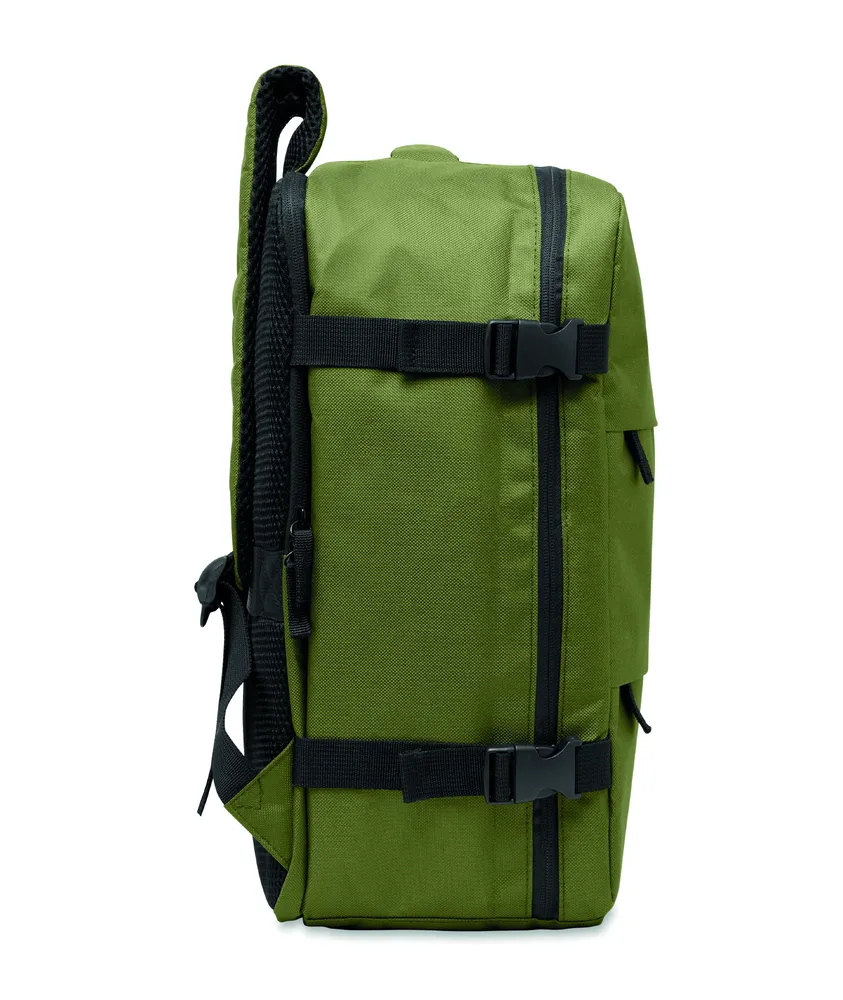 Aspen · Uitschuifbare cabin rugzak 20L – Legergroen