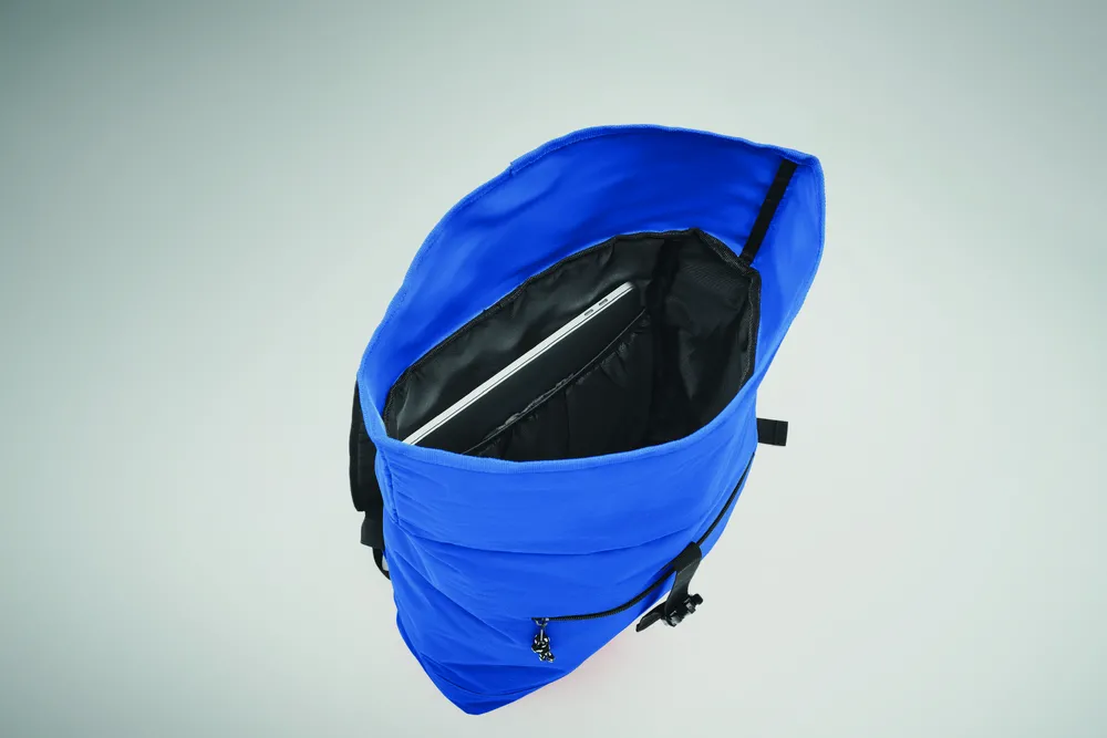 Irea · 600D polyester rolltop rugzak – Royal blauw