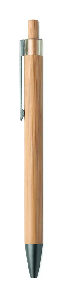 Itea · Bamboe balpen met drukknop – Hout