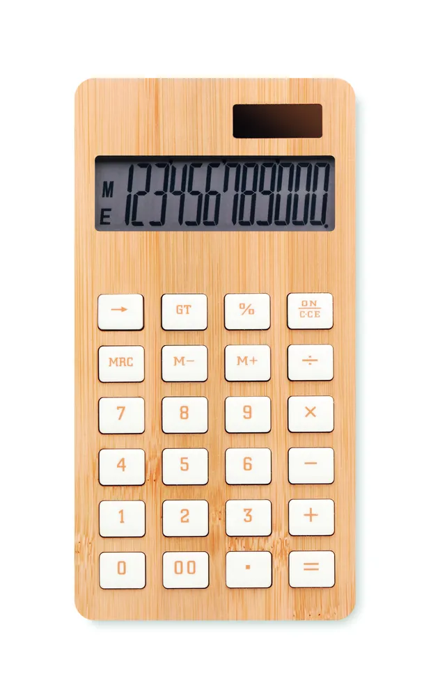 Calcubim · 12-Cijferige calculator – Hout