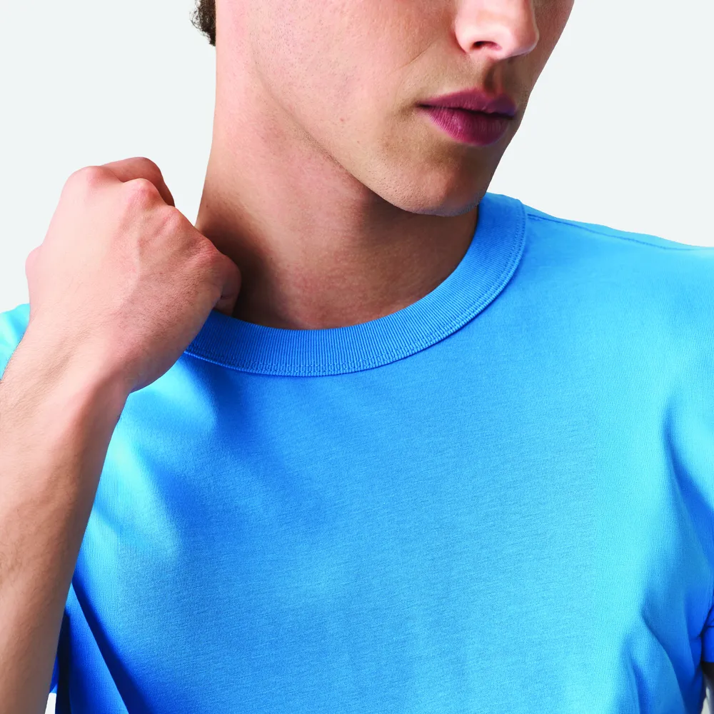 Boxy Men · Boxy Oversize T-shirt Heren – Azure