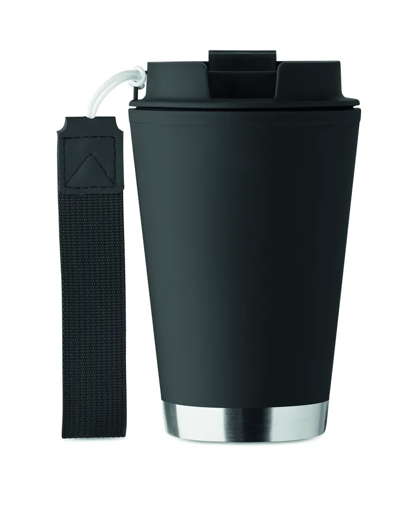 Topiz · Dubbelwandige beker 300ml – Zwart