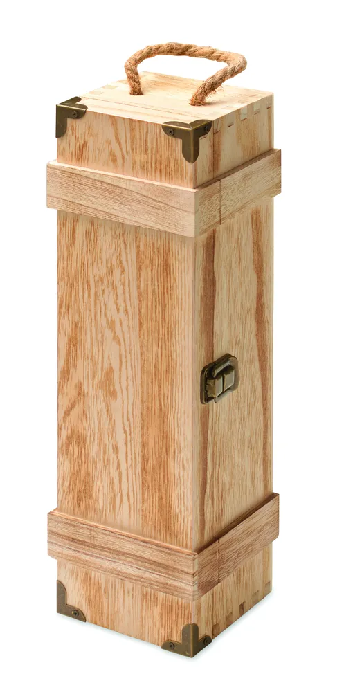 Vinbox + · Wijncadeaukist paulowniahout – Hout