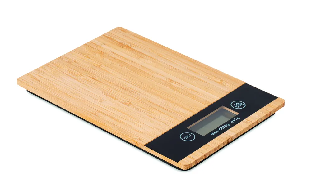 Precise · Digitale keukenweegschaal – Hout