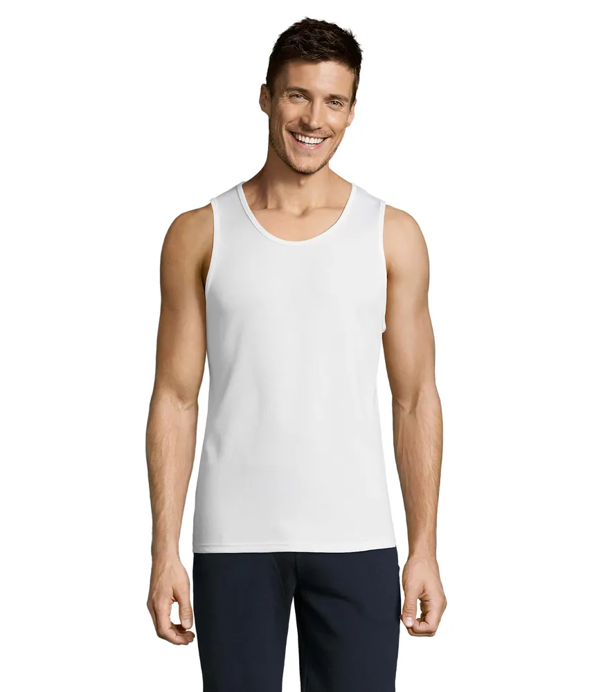 Sporty Tt Men Tank Top – Wit