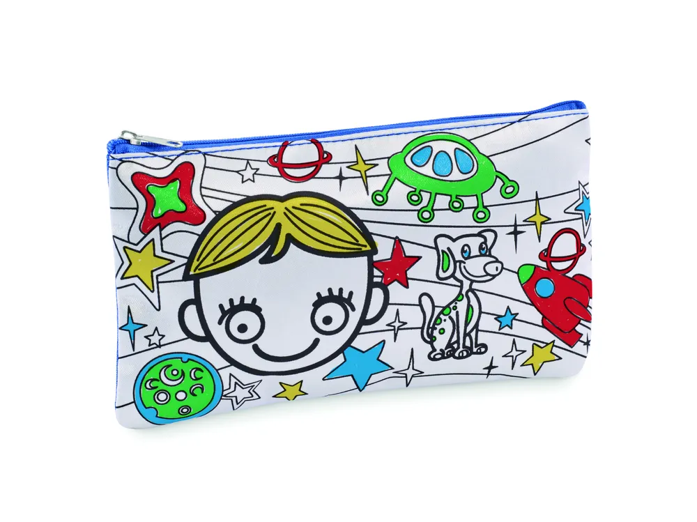 Kiddo · Etui met stiften – Royal blauw