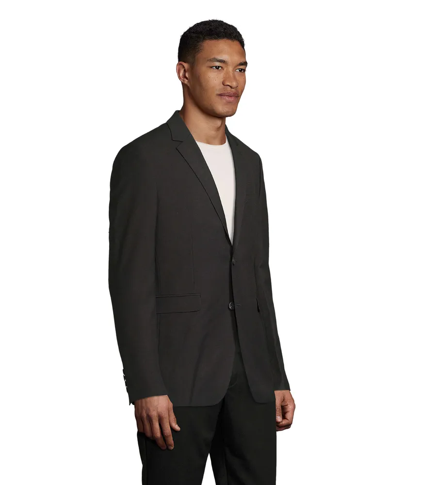 Marius Men Suit Jacket – Diep zwart