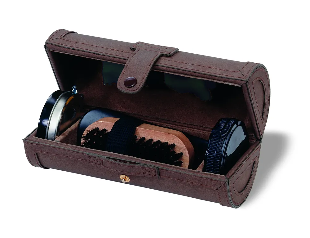 Gentleman · Schoenpoetsset – Bruin