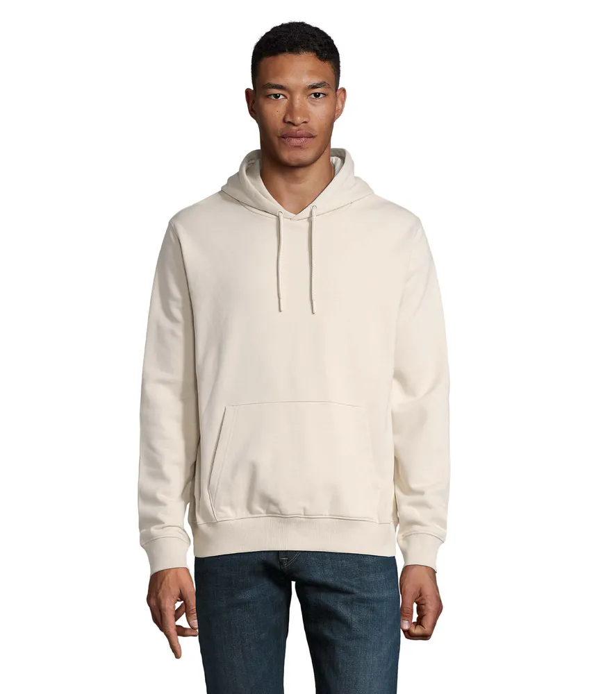 Nicholas Men Hooded Sweat – Dusty beige