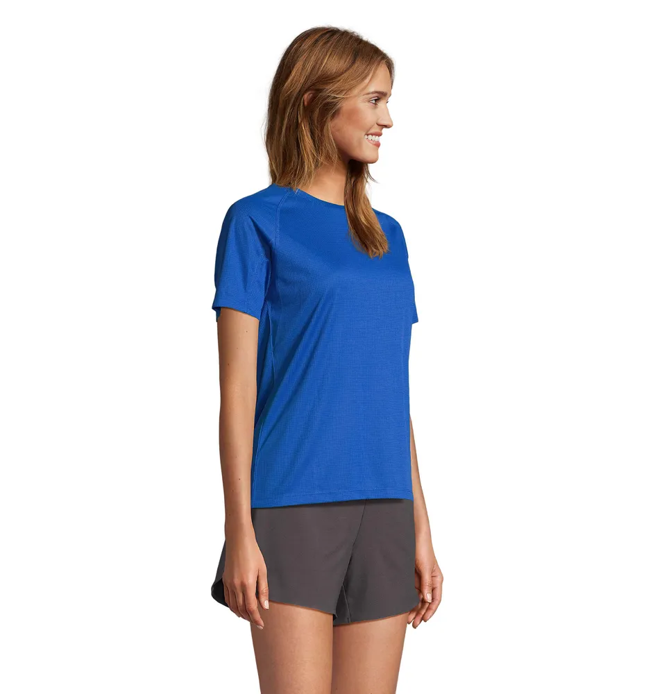Vortex Women Raglan T-shirt – Koningsblauw