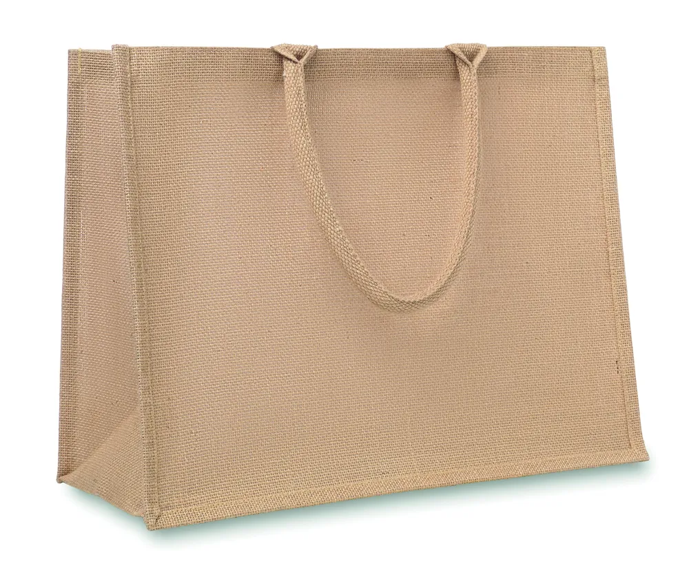 Brick Lane · Jute boodschappentas – Beige