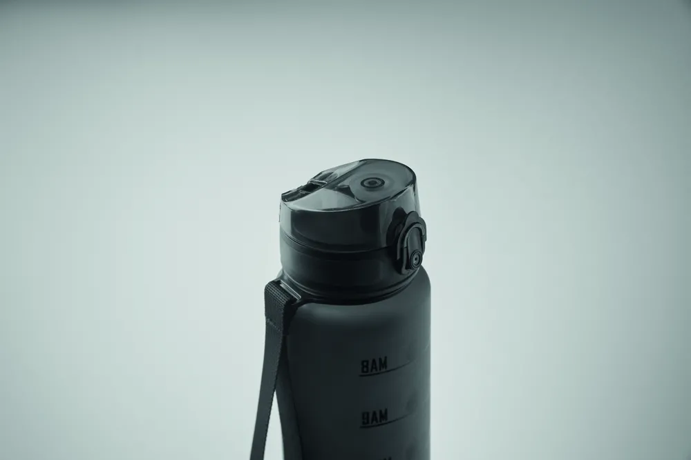 Isforden Mark · Sportwaterfles RPET 1L – Zwart