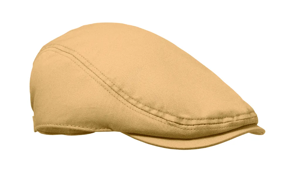 Flat Peak · Newsboy platte pet 235g/m² – Khaki