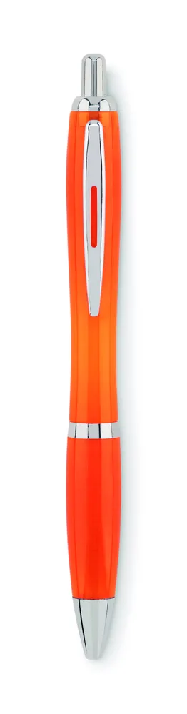 Rio RPET · RPET balpen – Transparant oranje