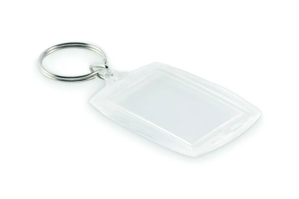 Withme · Klassieke acryl sleutelhanger – Transparant